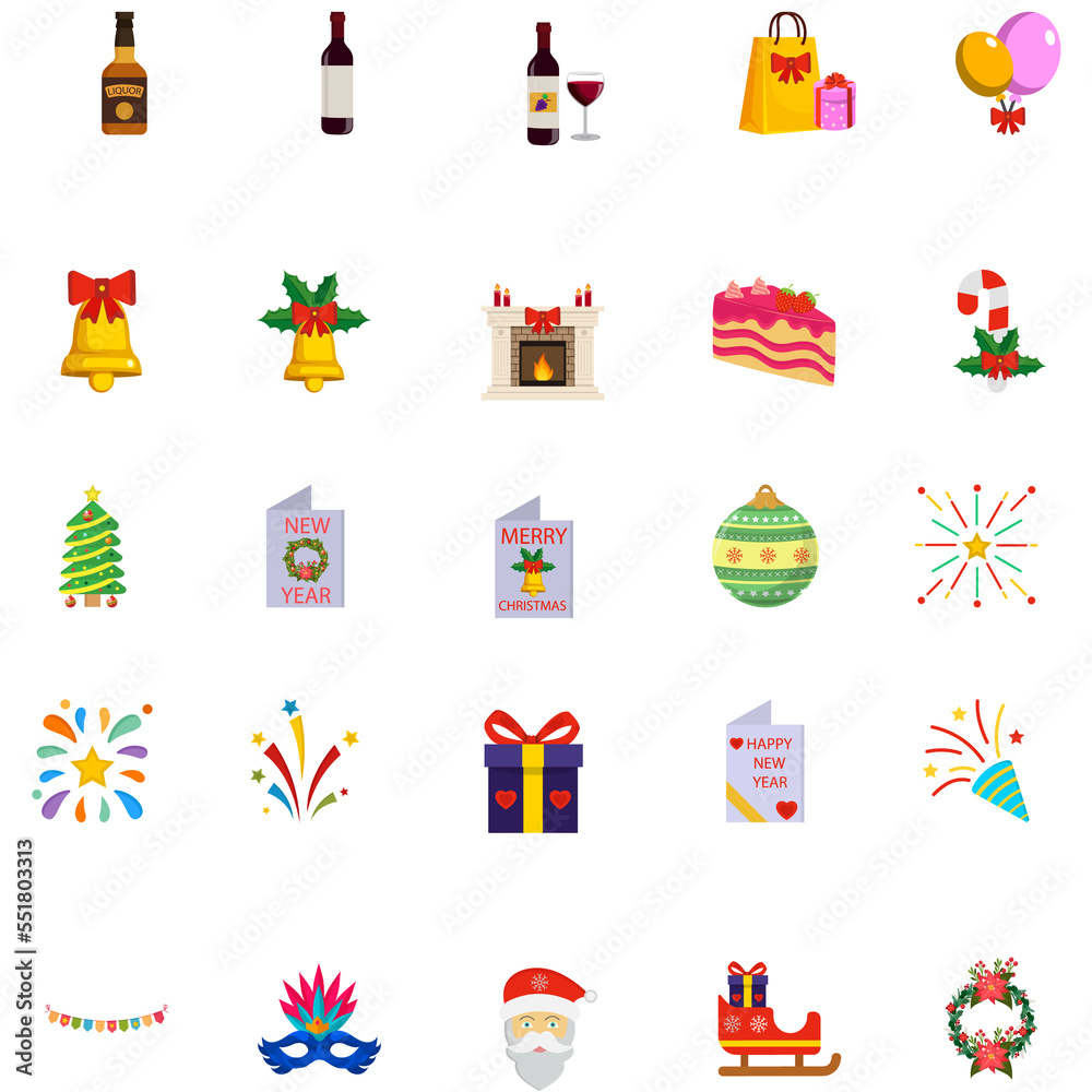 New Year Celebration Icon Pack
New Year Celebration Icon Pack
