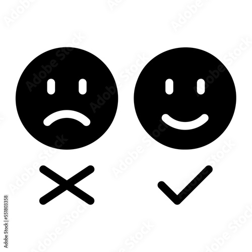 review glyph icon