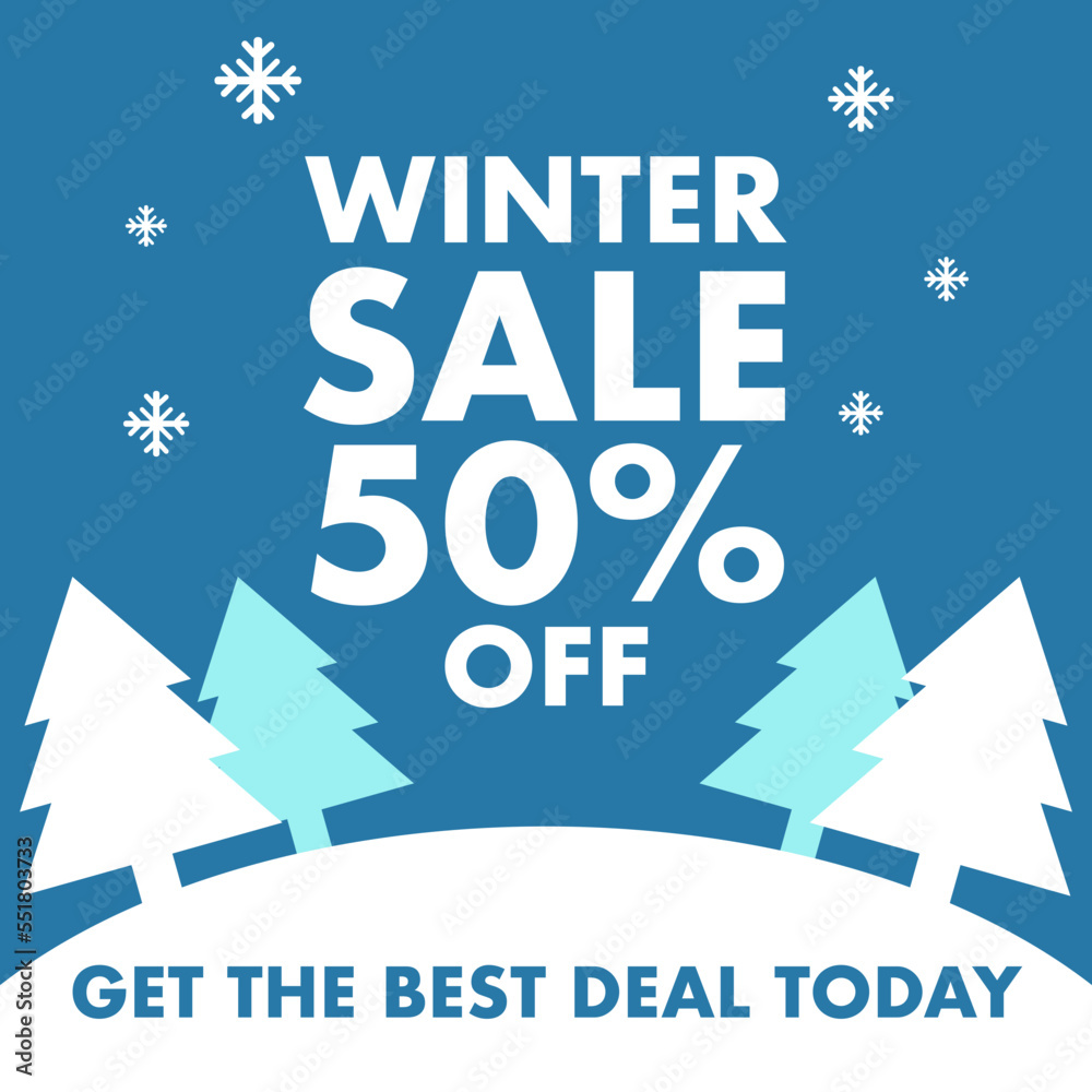 winter sale get the best deal today offer
