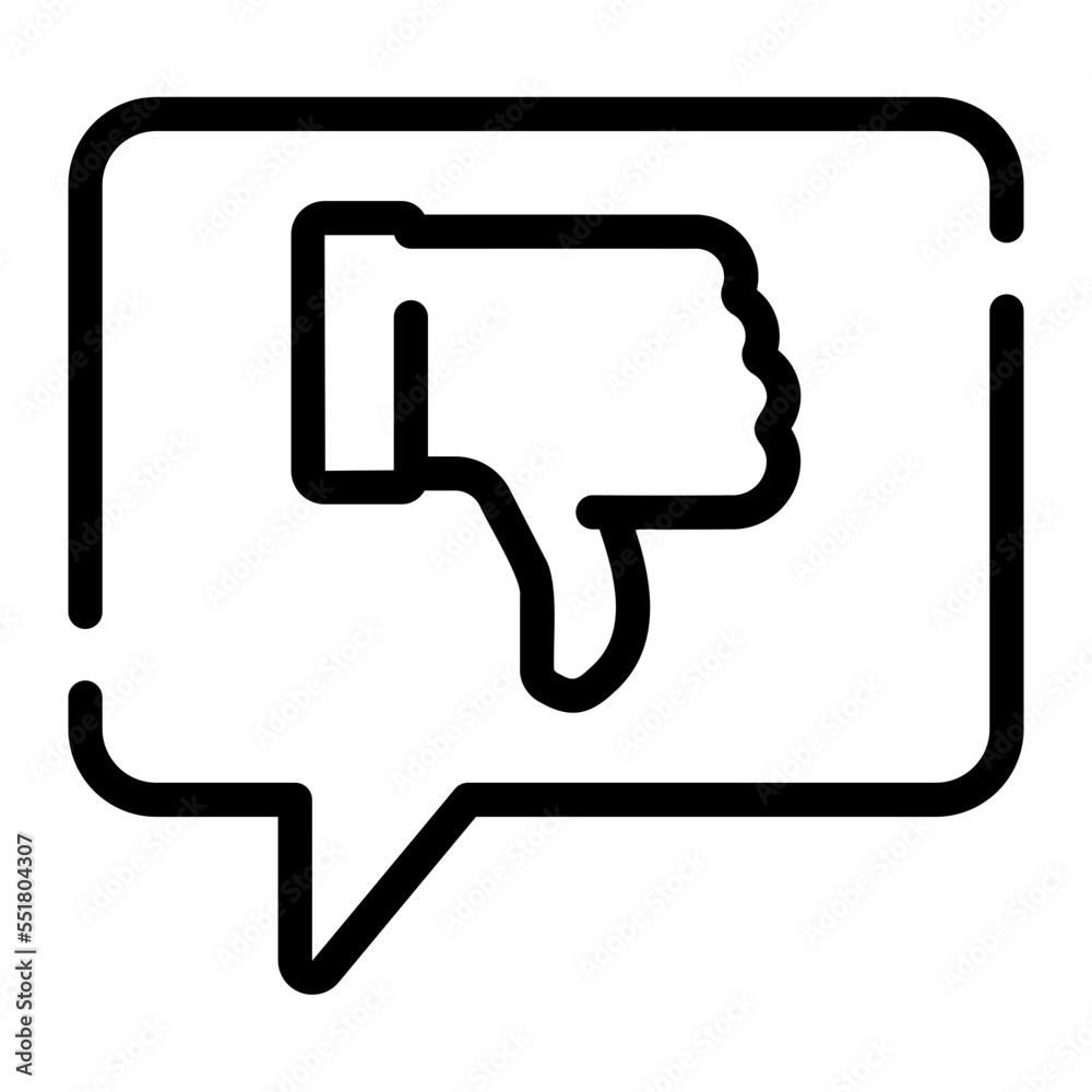 dislike line icon dislike line icon