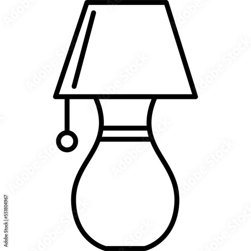 Table Lamp Icon © Iconsea