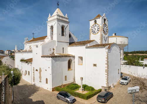 Saint Mary Church seen from the castle in Tavira, Southern Portugal