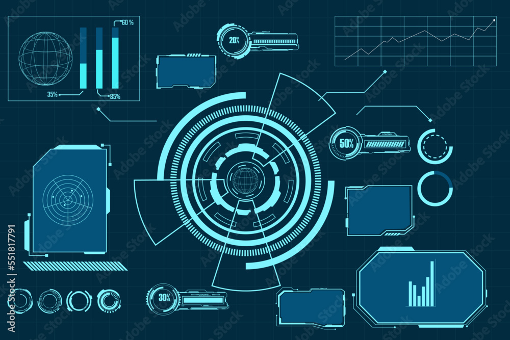 abstract technology futuristic concept hud interface hologram elements of digital data and circle
abstract technology futuristic concept hud interface hologram elements of digital data and circle