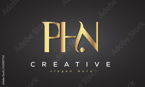 PHN creative luxury logo design photo