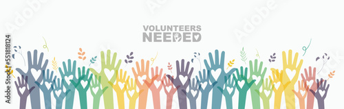 Volunteers Needed banner.