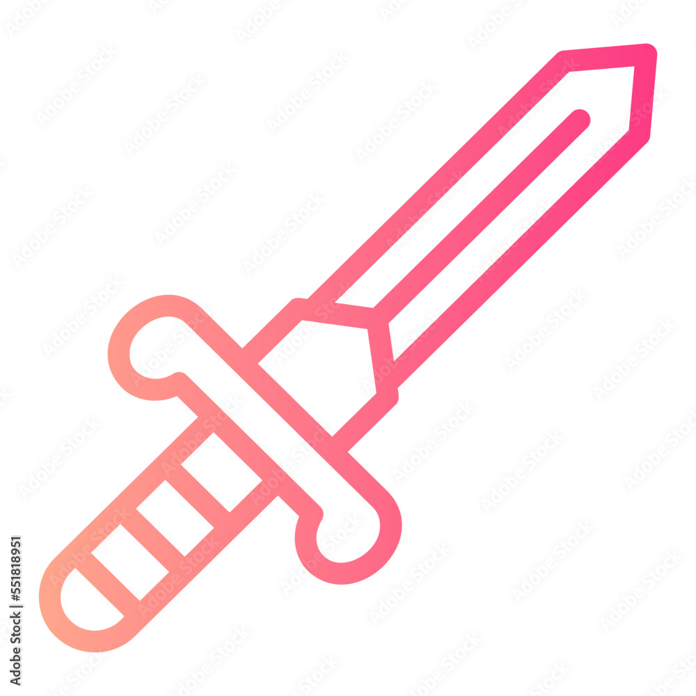 sword gradient icon sword gradient icon