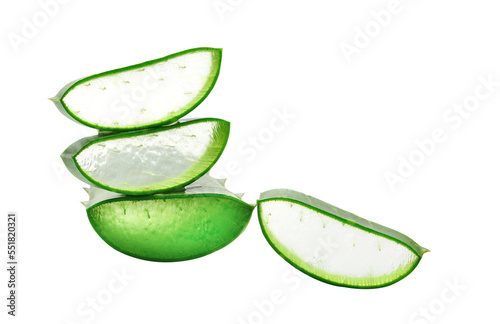 Wallpaper Mural aloe vera fresh leaf. isolated on transparent png Torontodigital.ca