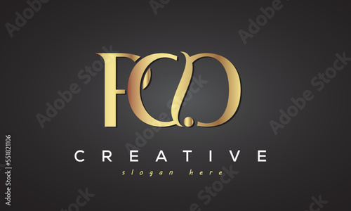 PCO creative luxury logo design	