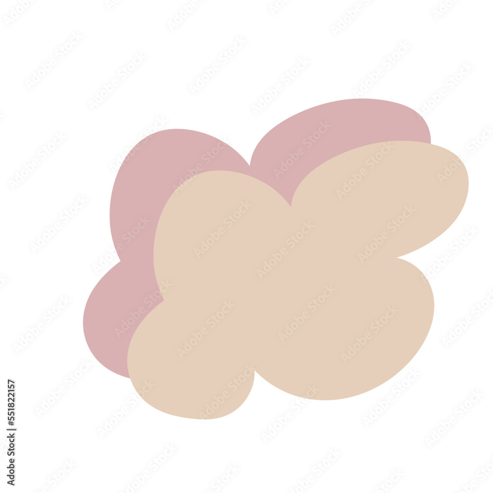 pastel blob hand drawn vector element pastel blob hand drawn vector element