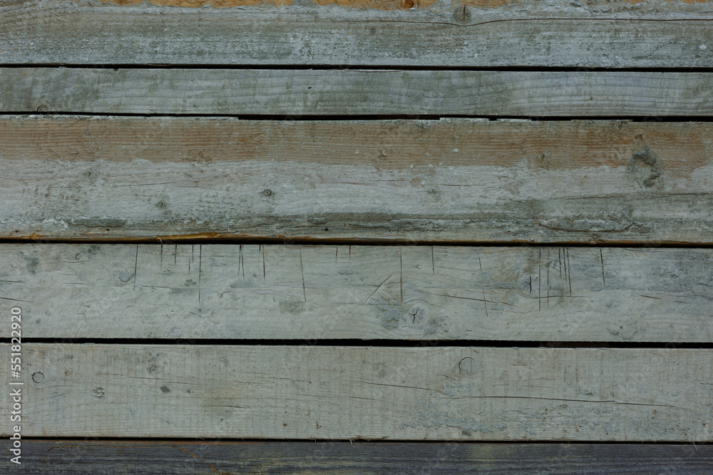 Fototapeta premium Wooden textured shield in a stripe. Background texture. Old boards.
