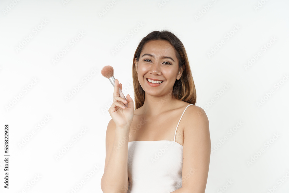 Happy pretty young asian woman smiling isolated on white background, gorgeous girl beauty and cosmetology stomatology concept Happy pretty young asian woman smiling isolated on white background, gorgeous girl beauty and cosmetology stomatology concept