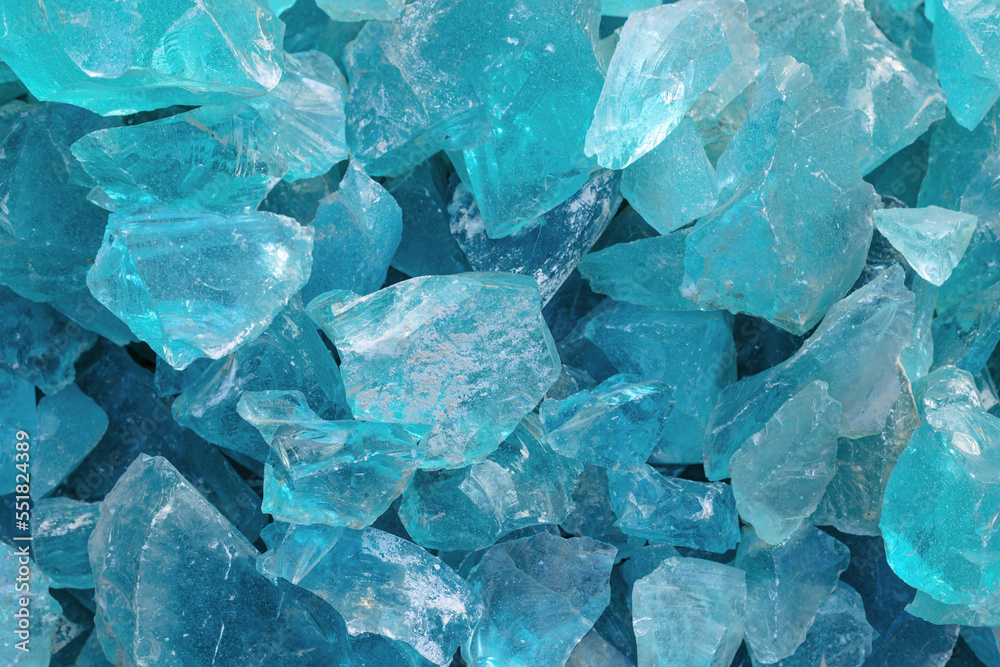 Background Decorative aquamarine crystal stone for decoration in landscape design. Background Decorative aquamarine crystal stone for decoration in landscape design.