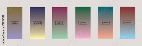 그라데이션 색 배경. 모바일을 위한 현대적인 벡터 디자인.