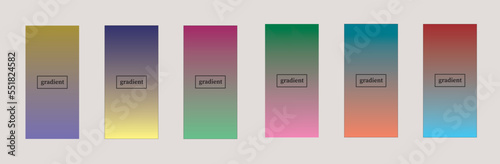 그라데이션 색 배경. 모바일을 위한 현대적인 벡터 디자인.