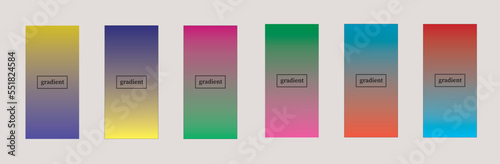 그라데이션 색 배경. 모바일을 위한 현대적인 벡터 디자인.