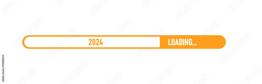 Loading bar for 2024 goal planning business concept.
new year concept idea. Loading bar for 2024 goal planning business concept.
new year concept idea.