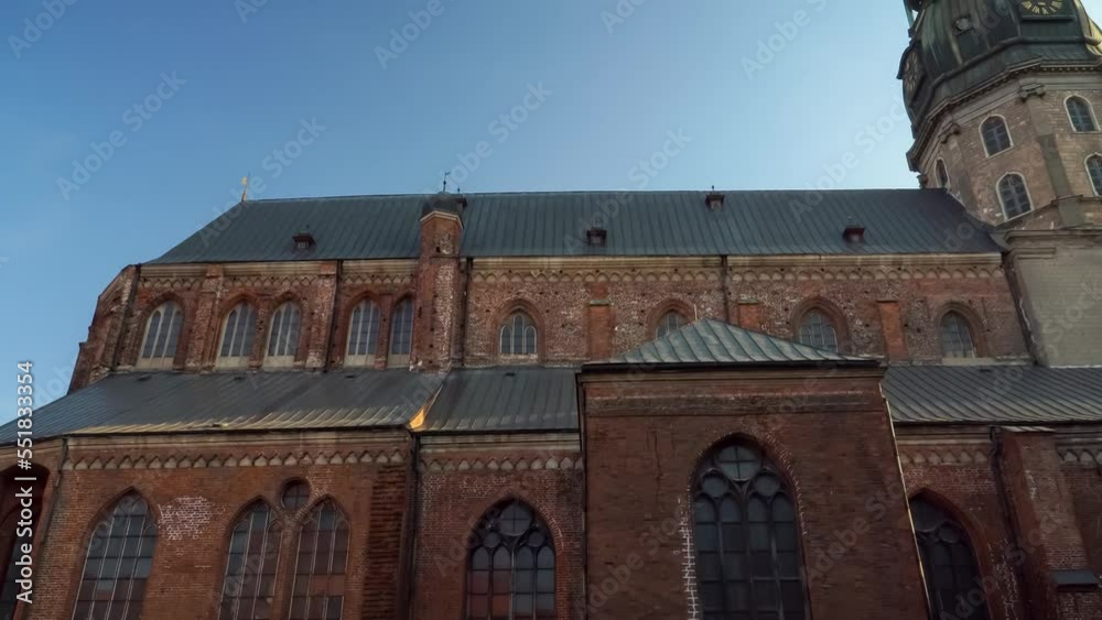Riga St. Peter’s Church building with the tower (Latvia) - one of the ...