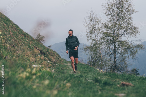 Man running in the mountains © Giorgio Pulcini