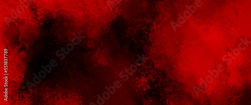 Abstract dark red watercolor background. Red watercolor texture. Abstract watercolor hand painted background  watercolor dark red black nebula universe. watercolor hand drawn illustration. 