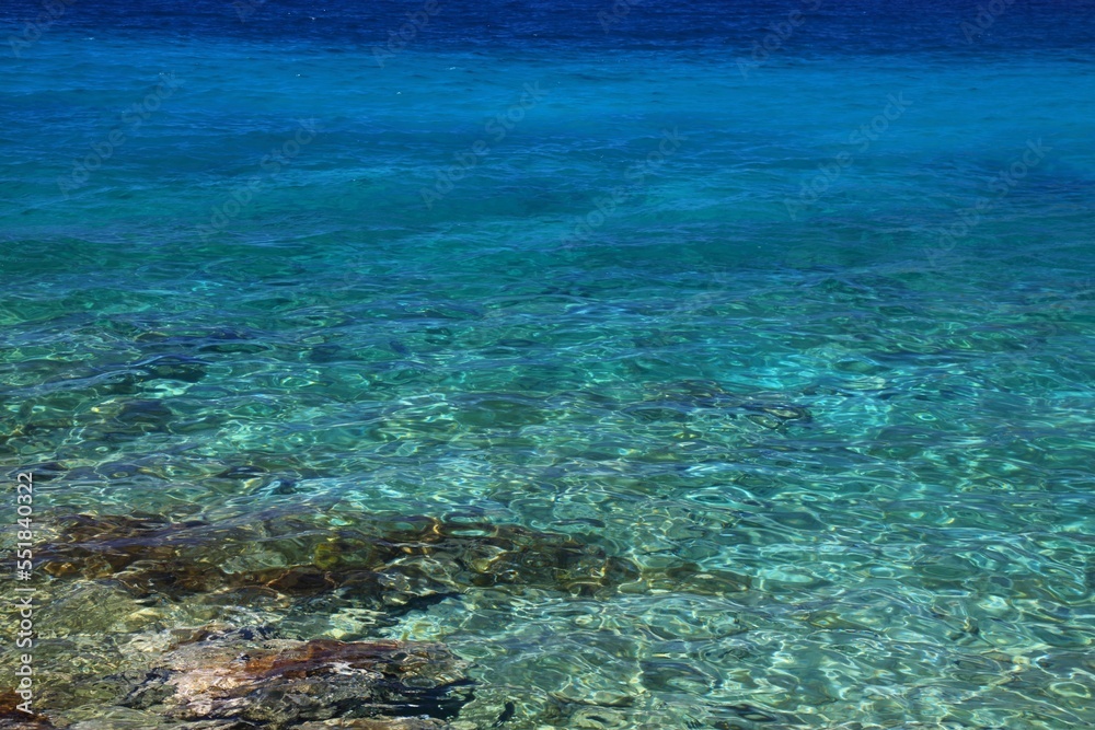Sea water texture from Croatia