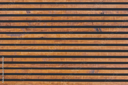 Brown wooden horizontal lines modern interior plank surface texture board background