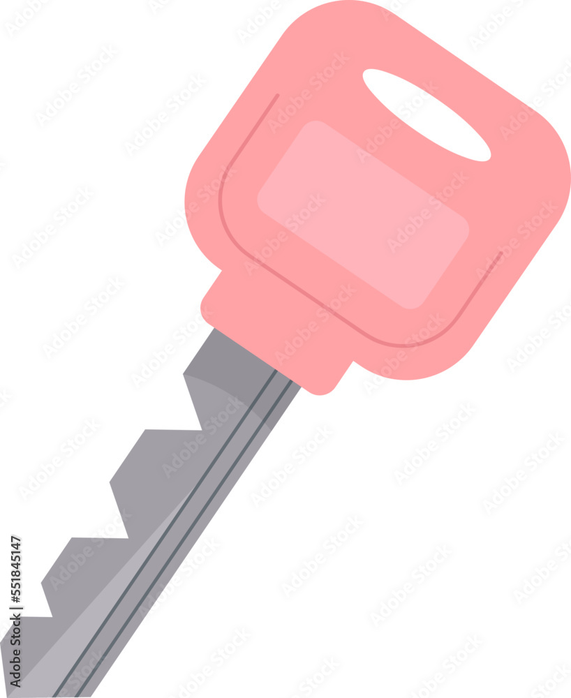 Key flat icon Metal device for unlock door Key flat icon Metal device for unlock door