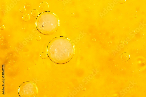 bubbles in yellow