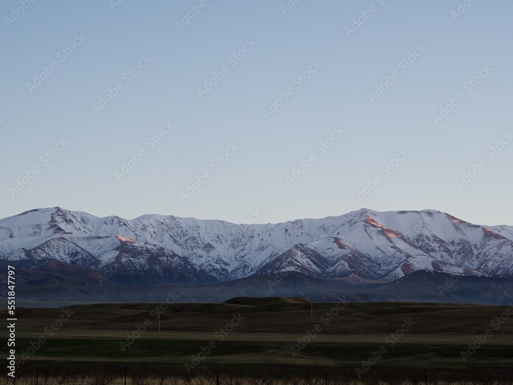 Mountains of the Western Tien Shan near the village of Kaskasu, Kazakhstan
