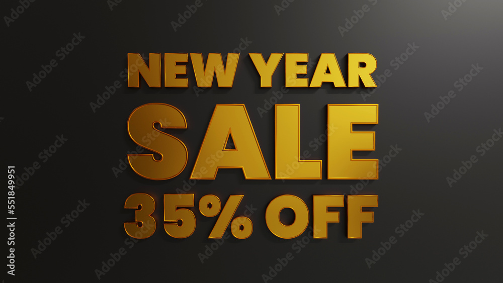 Gold New Year Sale 35 Percent Off Gold New Year Sale 35 Percent Off