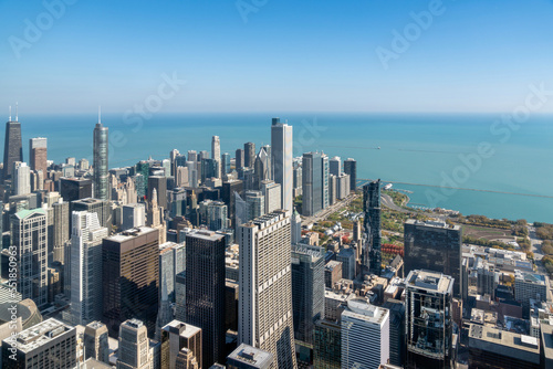 Chicago building architecture and cityscape © skostep