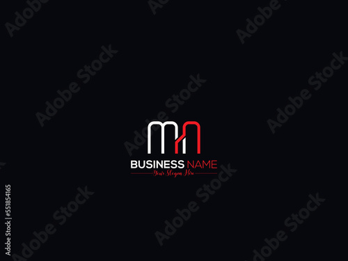Modern Alphabet MN Letter Logo, Classic Mn Logo Template For Your Company