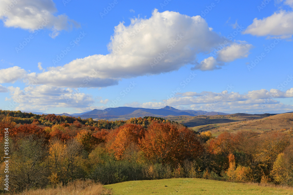 nice autumn day in autumn mountains nice autumn day in autumn mountains
