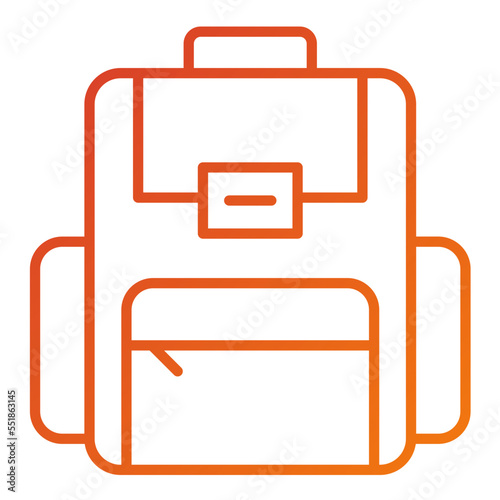 Backpack Icon Style