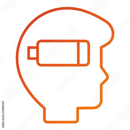 Exhausted Icon Style