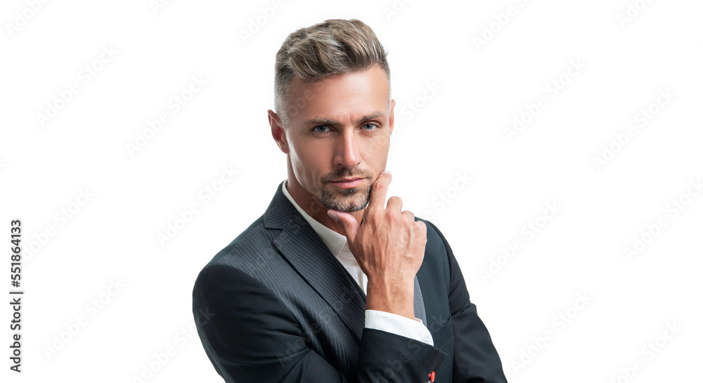 ambitious man bridegroom in rich tux isolated on white background ambitious man bridegroom in rich tux isolated on white background