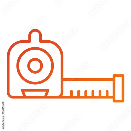 Measuring Tape Icon Style