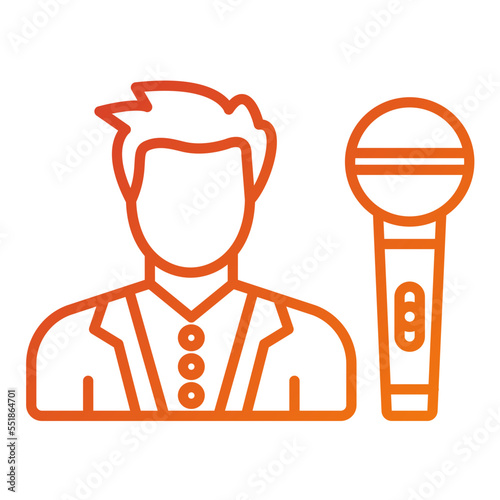 Host Male Icon Style