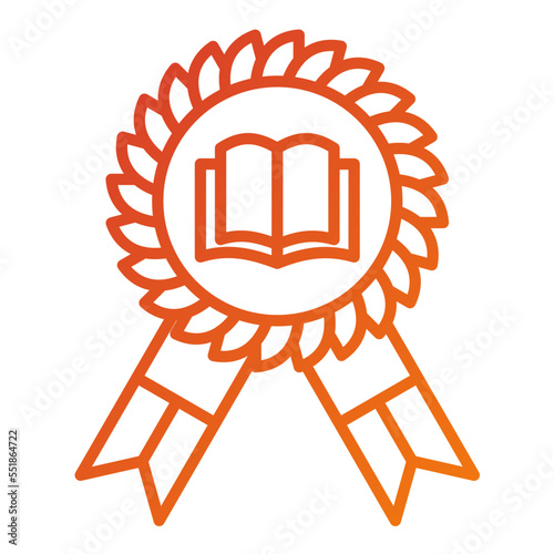 Literary Award Icon Style