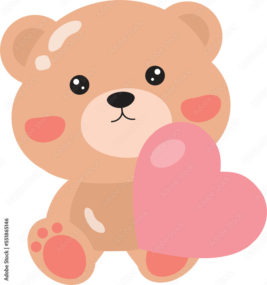 Teddy bear with heart Teddy bear with heart