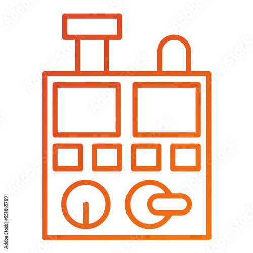Gas Fume Chamber Icon Style