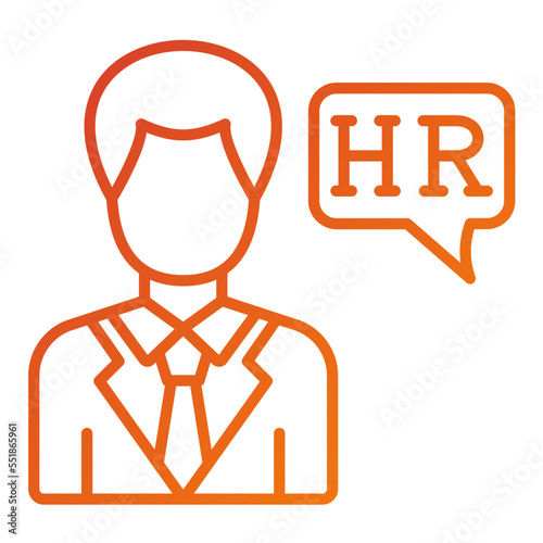 Hr Specialist Male Icon Style