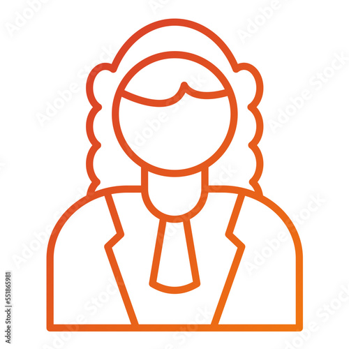 Judge Male Icon Style