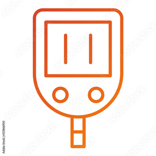 Glucose Checkup Icon Style