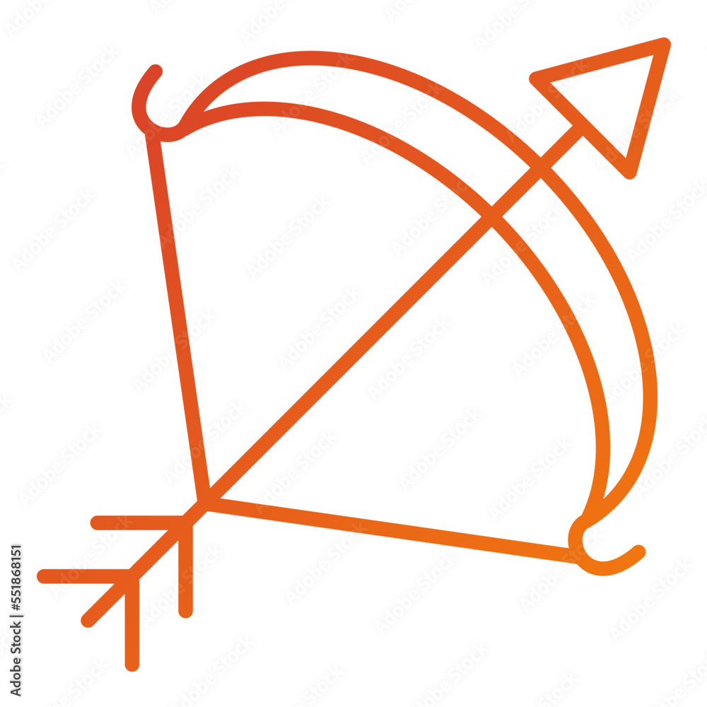 Bow And Arrow Icon Style Bow And Arrow Icon Style