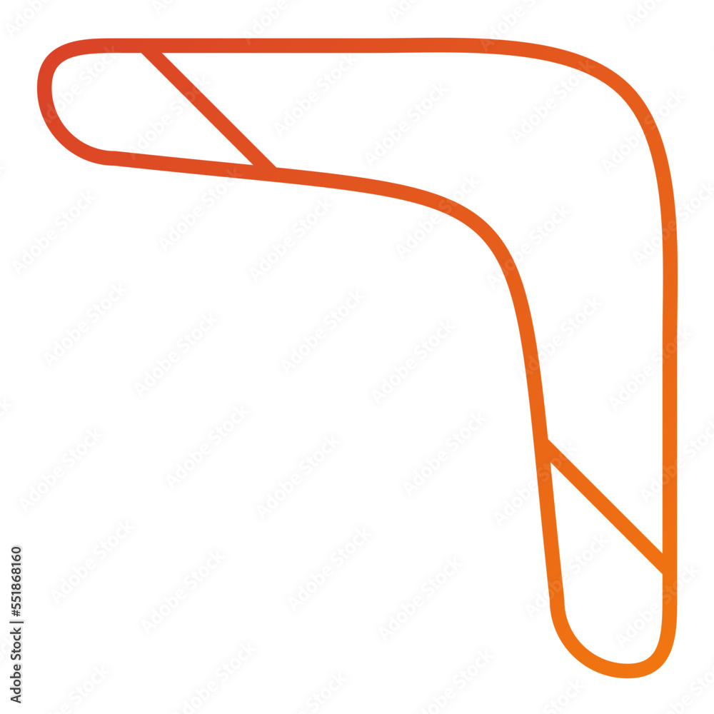 Boomerang Icon Style Boomerang Icon Style