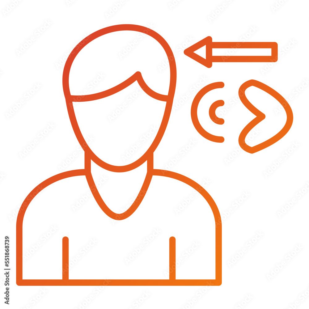 Auditory Hallucination Icon Style Auditory Hallucination Icon Style