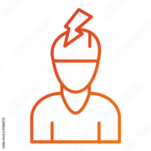 Anxiety Disorder Icon Style