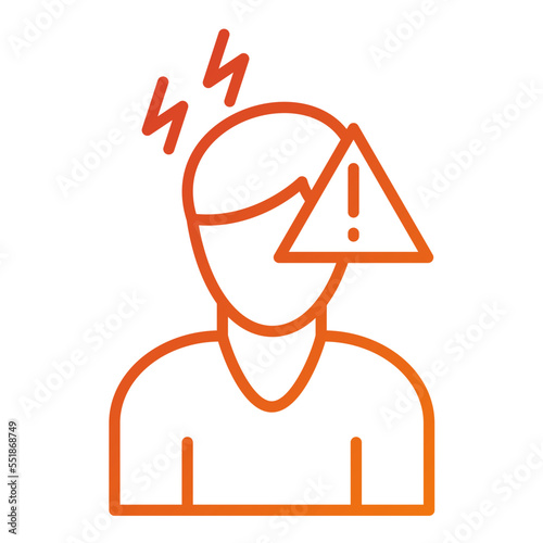 Panic Attack Icon Style
