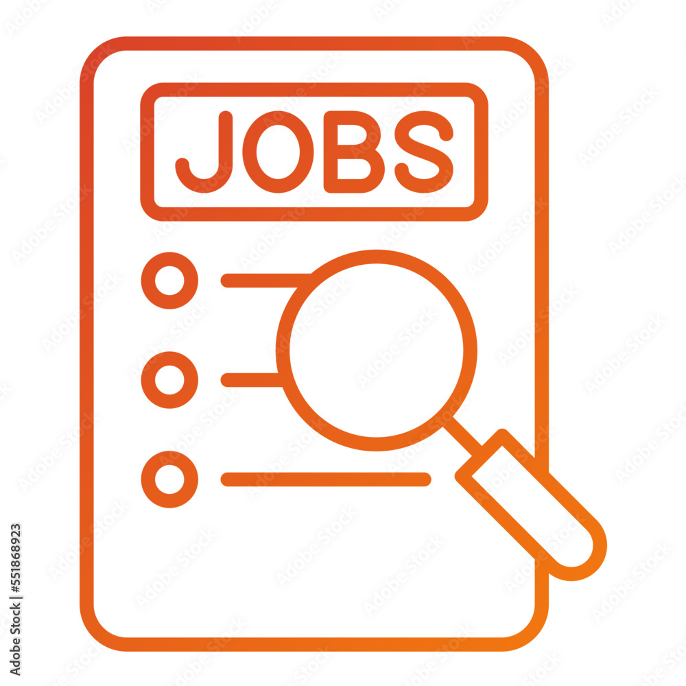 Job Searching Icon Style Job Searching Icon Style