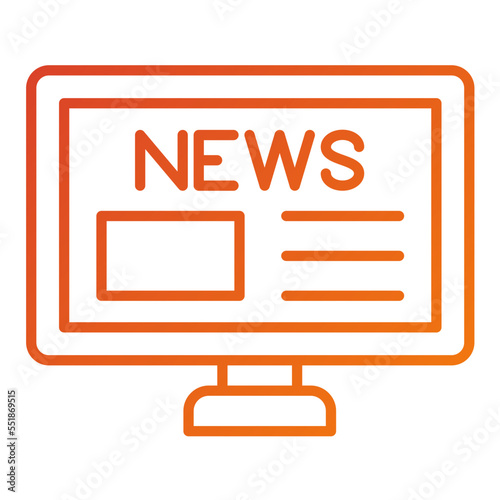 Breaking News Icon Style